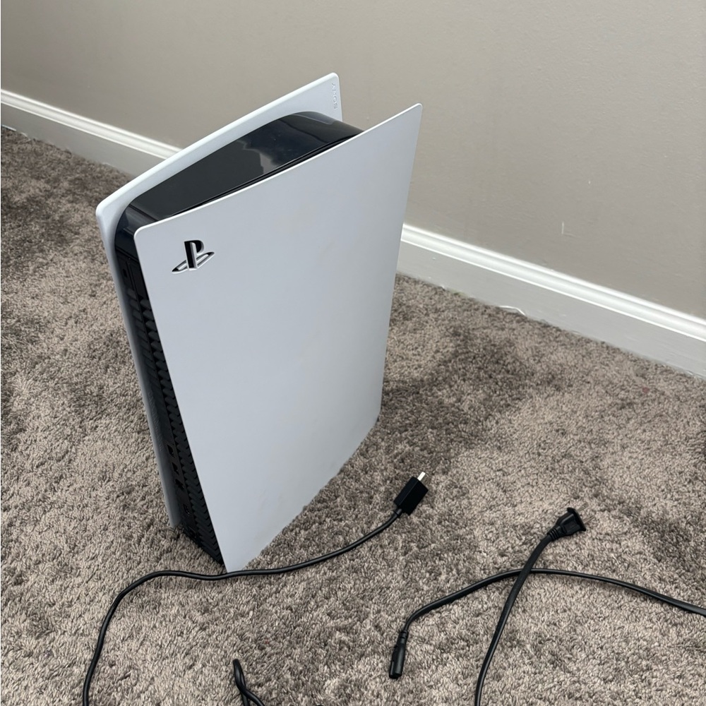 PlayStation 5 Console in White and Black
